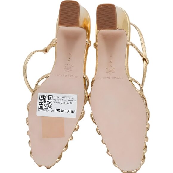 Loeffler Randall Priscilla Strappy Heeled Sandals Gold Women Dress US 7M - Picture 6 of 6